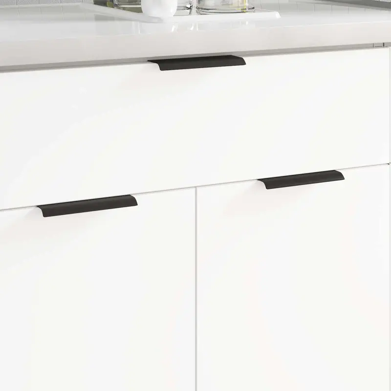 Mango 12 pcs Negro 120 x 39.6 x 17 mm Aluminio