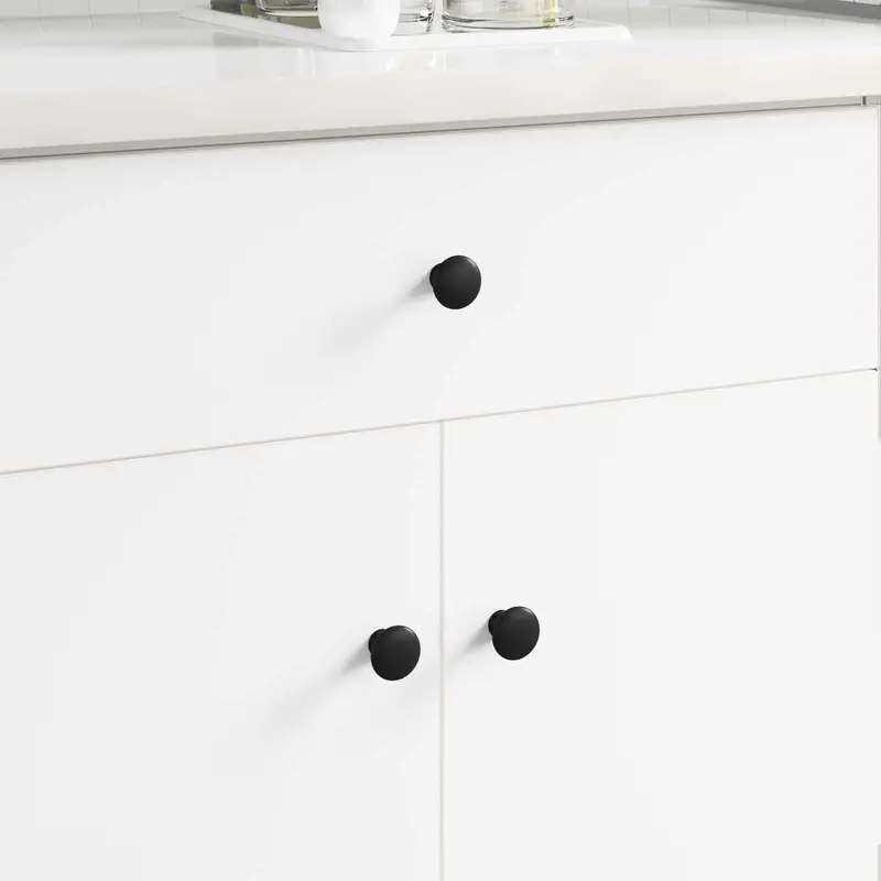 Mango 12 pcs Negro Ø30 mm Aluminio