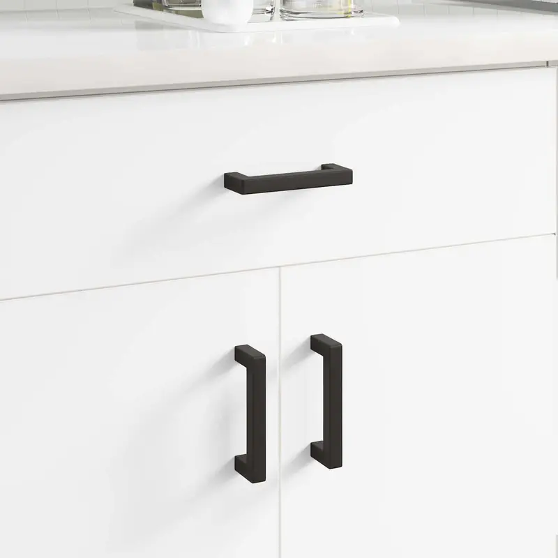 Manija de muebles 530 pcs Negro 105 x 12 x 36 mm Hierro