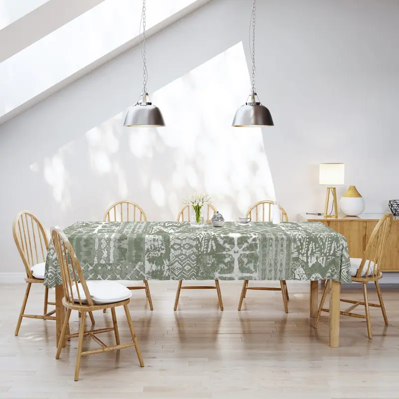 MANTEL ESTAMPADO ANTIMANCHAS MIVE SAGE