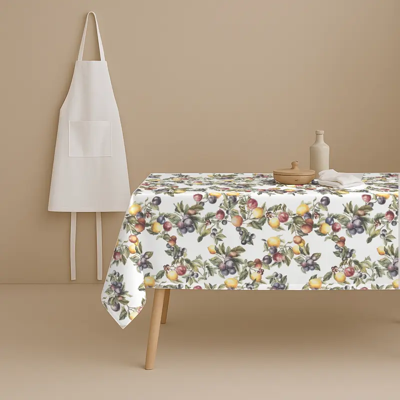 MANTEL ESTAMPADO ANTIMANCHAS SIDONIE