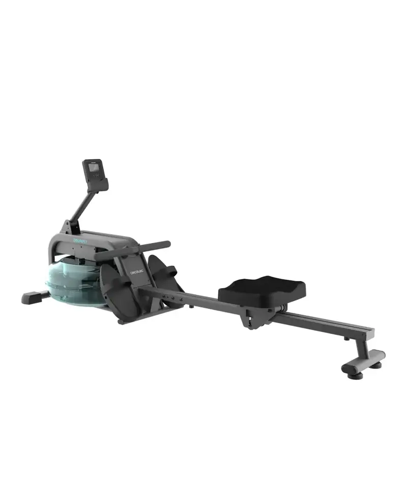 Máquina de remo de agua DrumFit Rower 10000 Neptuno entrenamiento intenso en casa Cecotec