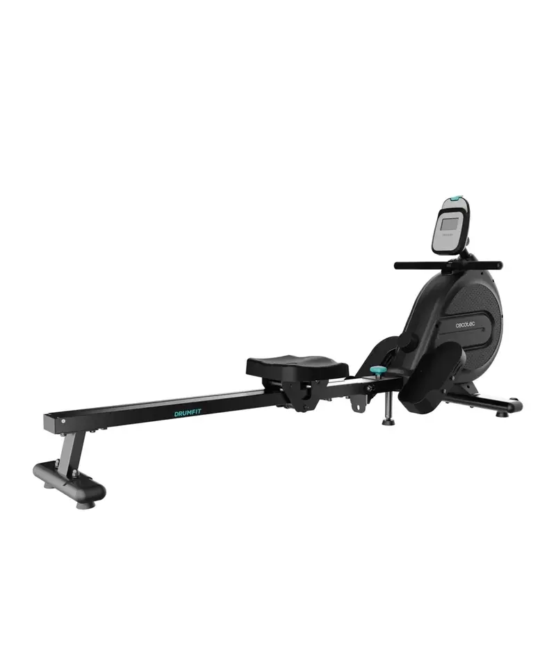 Máquina de remo plegable DrumFit Rower 9000 resistencia magnética y LCD Cecotec