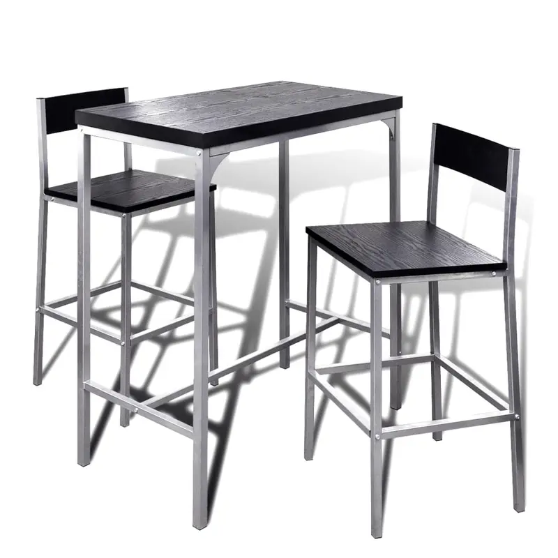 Mesa alta y taburetes de barra de cocina