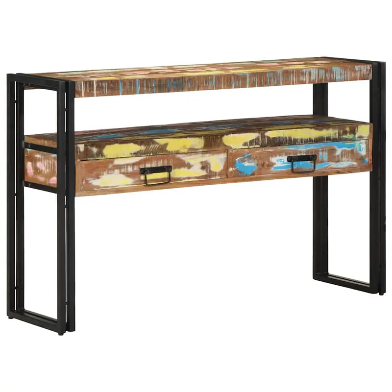 Mesa Consola 120 x 33 x 75 cm Madera sólida recuperada