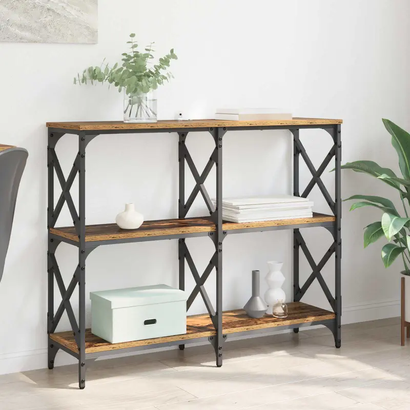 Mesa Consola Madera vieja 100 x 28 x 80,5 cm