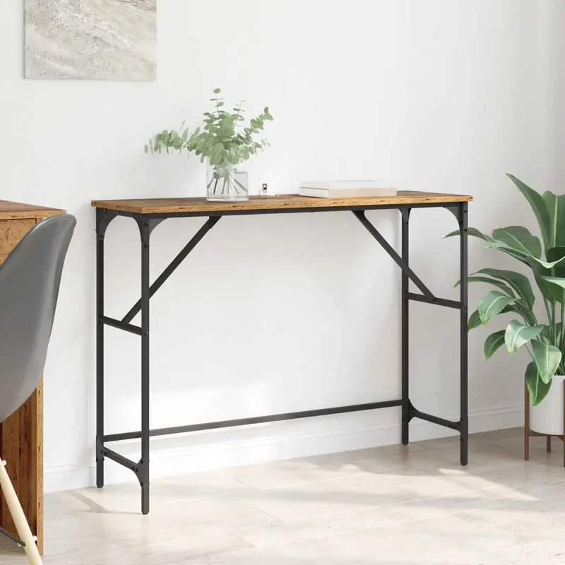 Mesa Consola Madera vieja 100 x 32 x 75 cm Madera de ingeniería