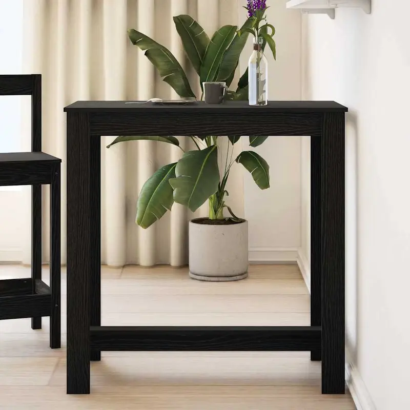 Mesa de Bar Roble Negro 102 x 50 x 103.5 cm
