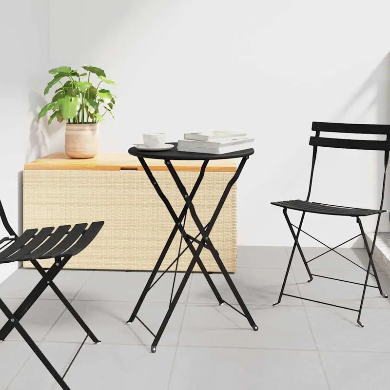 Mesa de Bistró Antracita Ø 50 x 71 cm