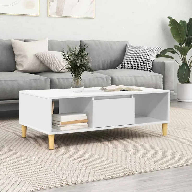 Mesa de Café 102 x 55 x 35 cm Madera de ingeniería
