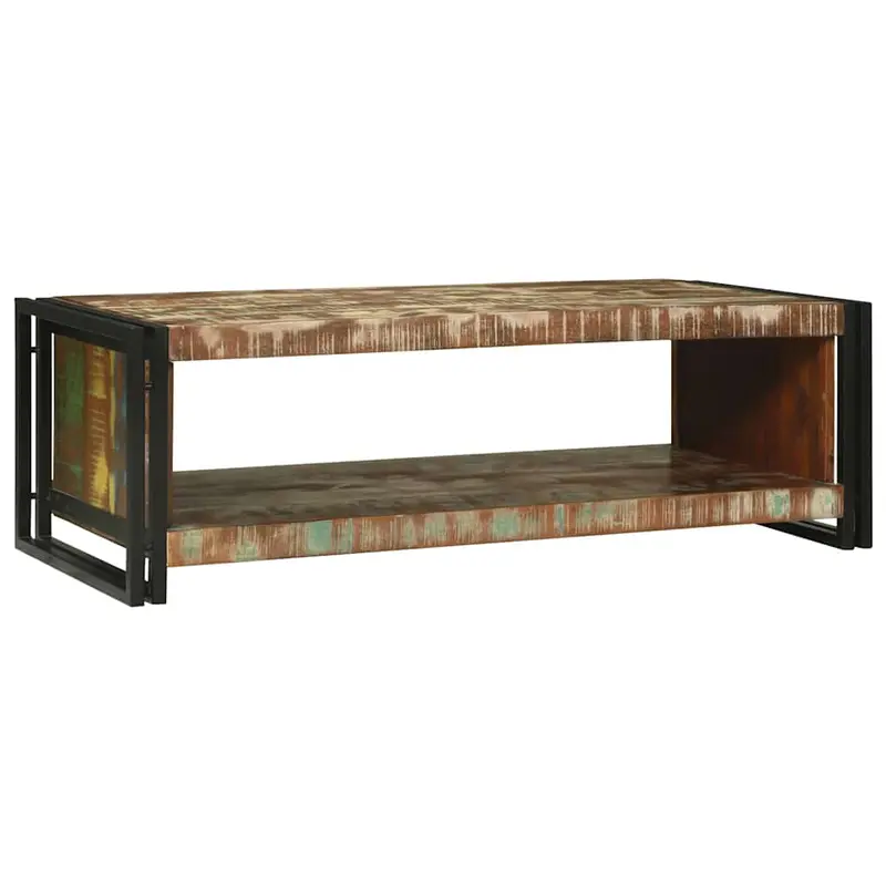 Mesa de Café 120 x 50 x 38 cm Madera sólida recuperada