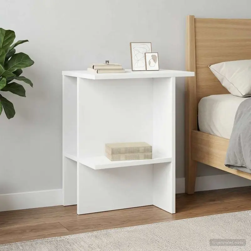 Mesa de Café 2 pcs 40 x 30 x 49 cm Madera de Ingeniería