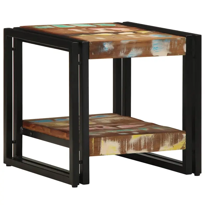 Mesa de Café 40 x 40 x 38 cm Madera sólida recuperada