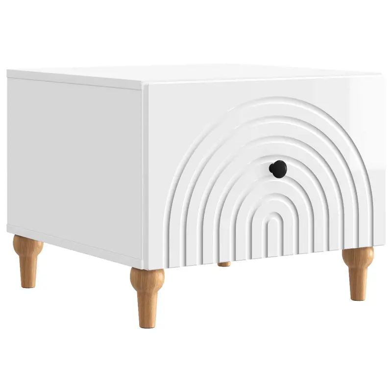 Mesa de Café Brillante 49 x 50 x 40 cm Madera de Ingeniería
