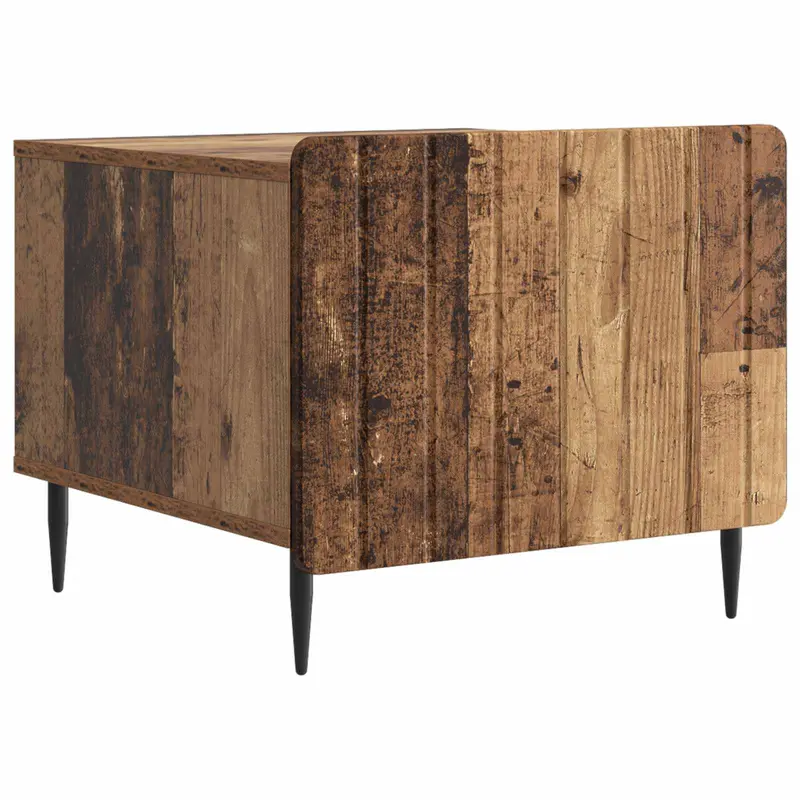 Mesa de Café con cajón Madera envejecida 49 x 50 x 42 cm