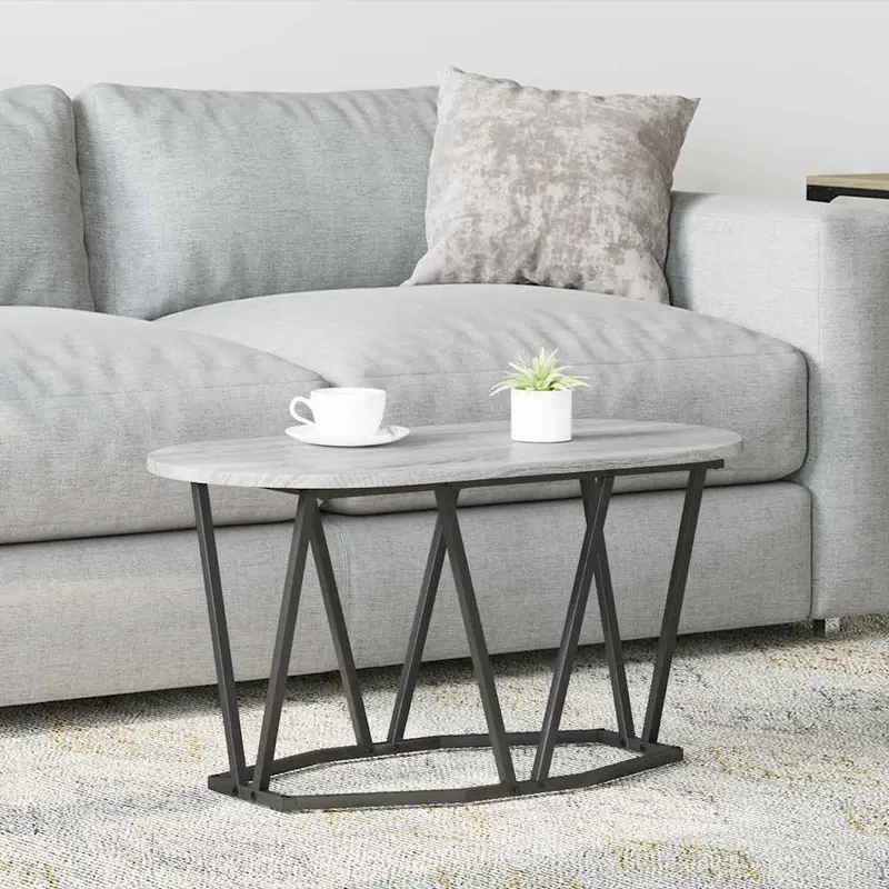 Mesa de Café Gris 80 x 40 x 40.5 cm