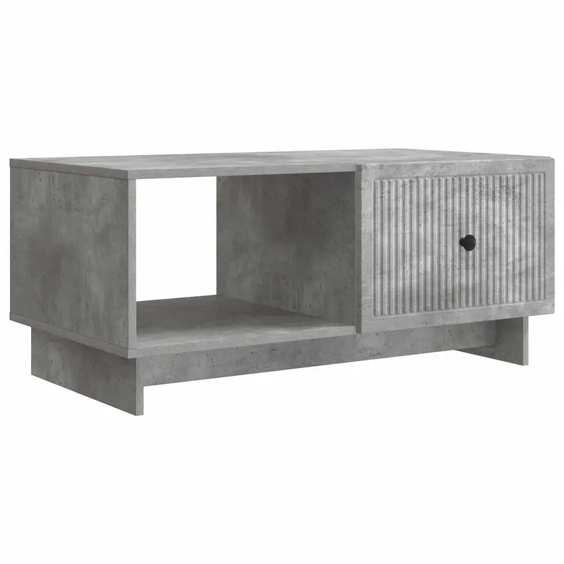 Mesa de Café Gris Hormigón 90 x 50 x 40 cm Madera de Ingeniería
