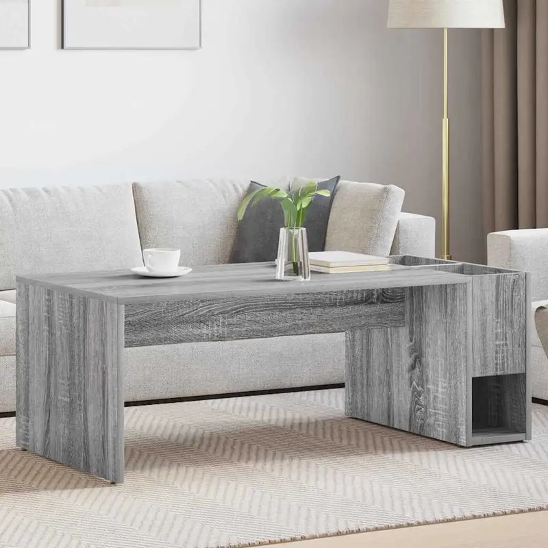 Mesa de Café Gris Sonoma 101,5 x 50 x 37 cm