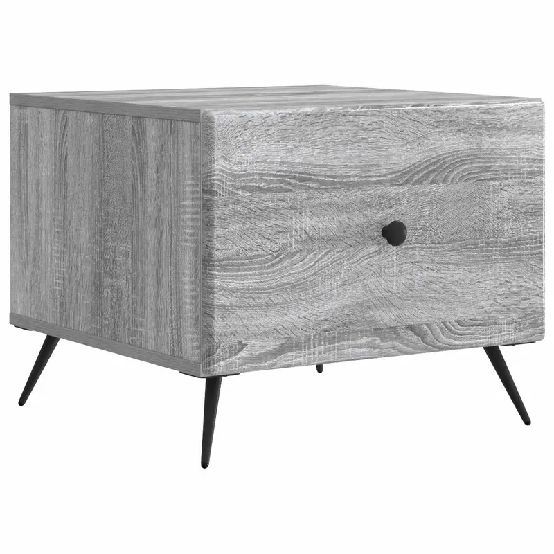 Mesa de Café Gris Sonoma 49 x 50 x 40 cm Madera de Ingeniería