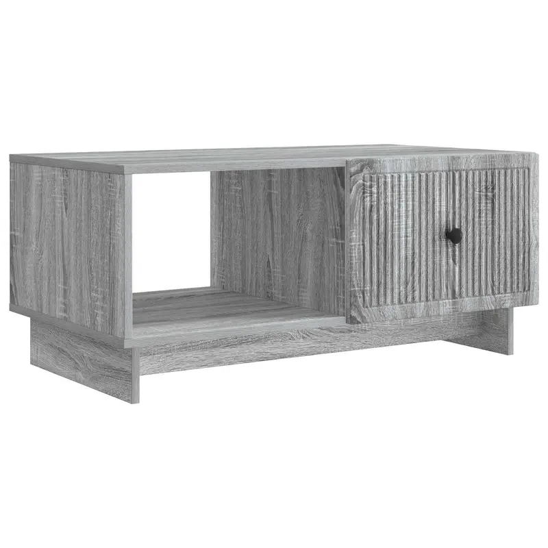 Mesa de Café Gris Sonoma 90 x 50 x 40 cm Madera de Ingeniería