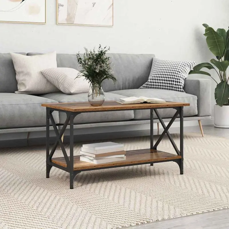 Mesa de Café Madera vieja 80 x 45 x 45.5 cm