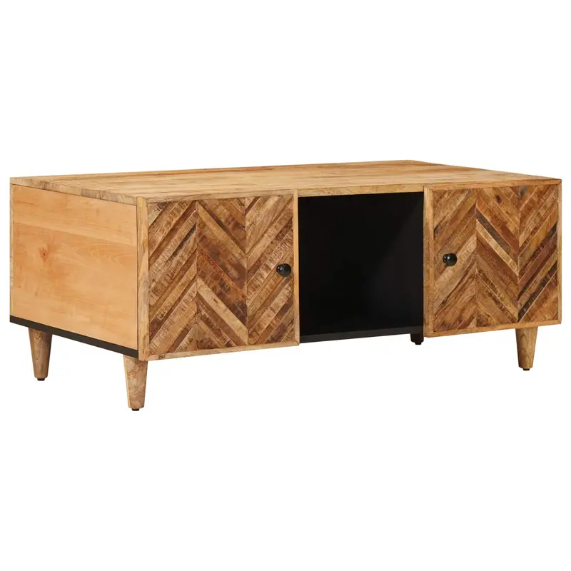 Mesa de Café Marrón 100 x 54 x 40 cm Madera de mango maciza