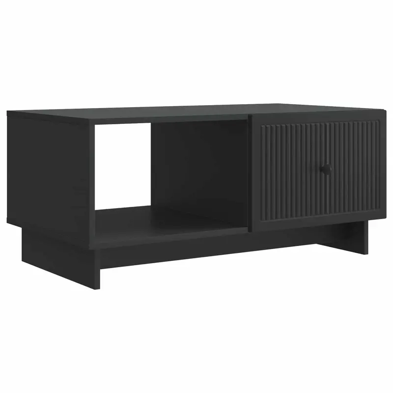 Mesa de Café Negro 90 x 50 x 40 cm Madera de Ingeniería