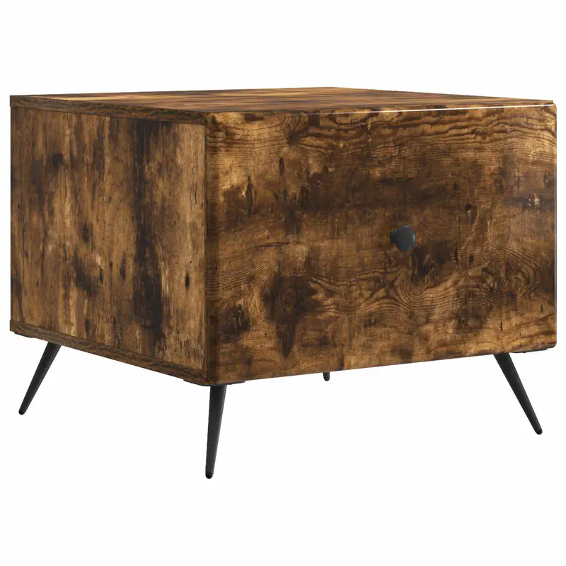Mesa de Café Roble Ahumado 49 x 50 x 40 cm Madera de Ingeniería
