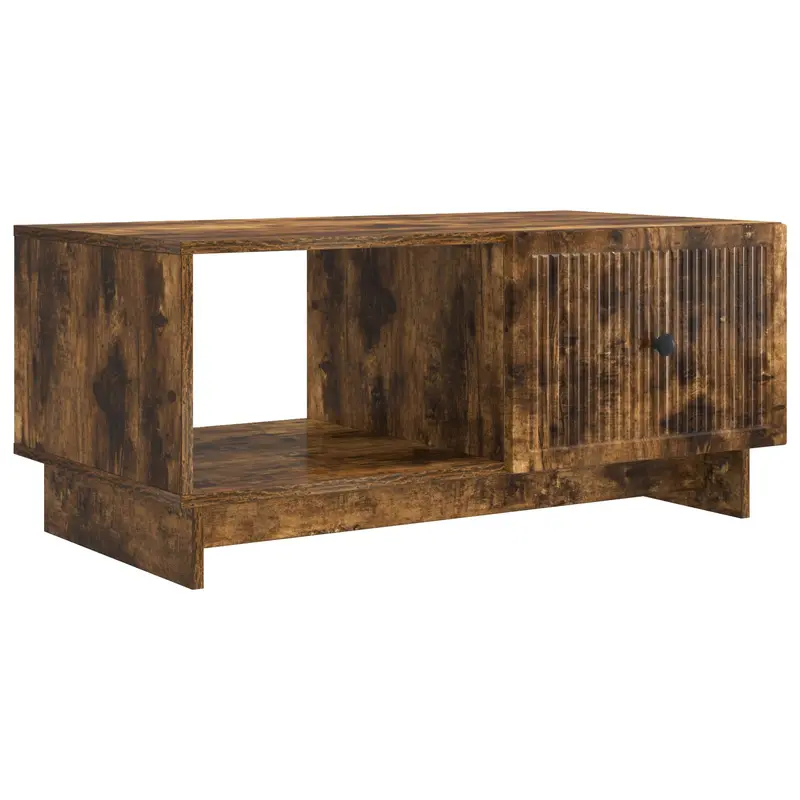 Mesa de Café Roble Ahumado 90 x 50 x 40 cm Madera de Ingeniería