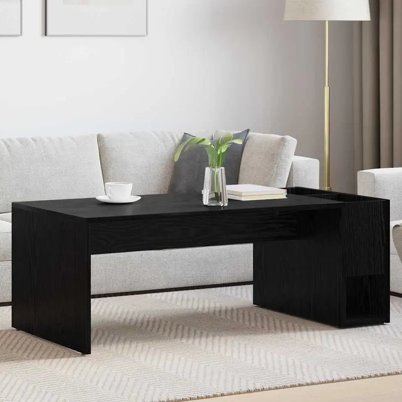 Mesa de Café Roble Negro 101,5 x 50 x 37 cm