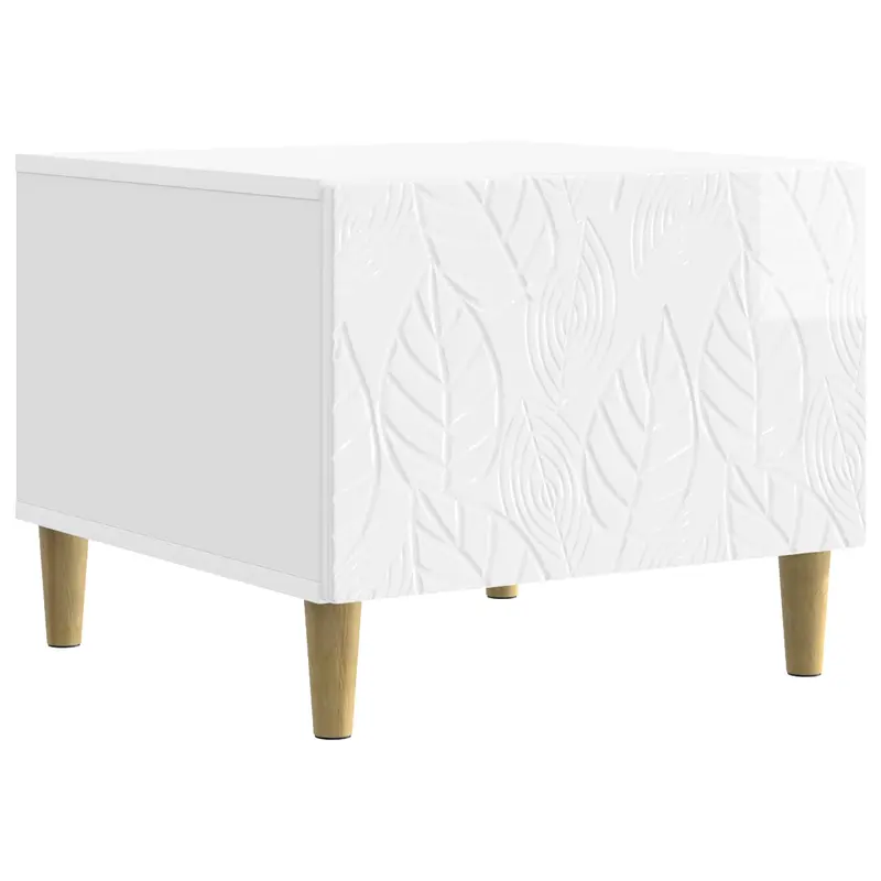Mesa de centro Blanco Brillante 50 x 49 x 40 cm