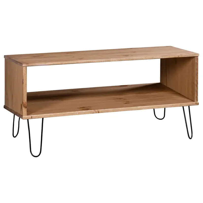 Mesa de centro New York madera maciza pino madera clara
