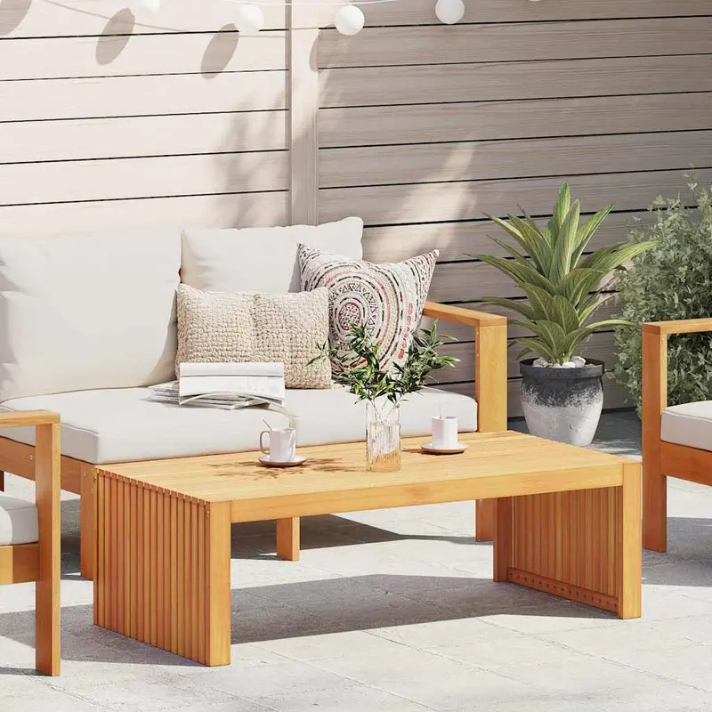 Mesa lateral Aceite Natural 110 x 55 x 35 cm