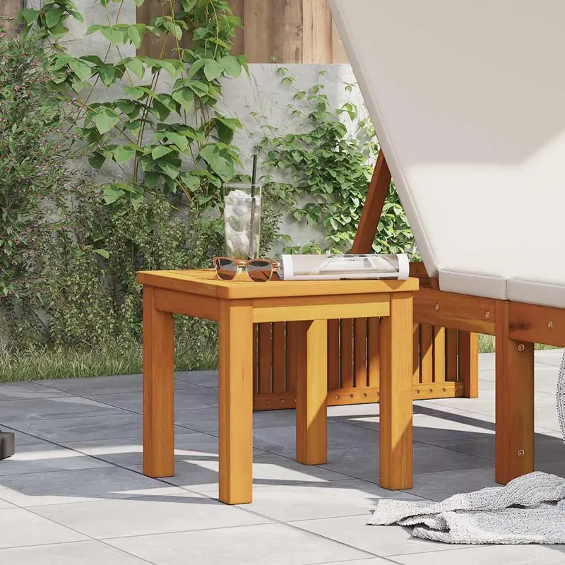 Mesa lateral Aceite Natural 35 x 35 x 34 cm