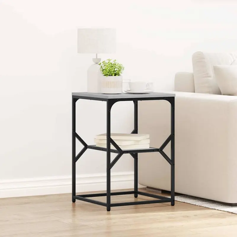 Mesa lateral Gris Sonoma 41 x 40 x 60 cm