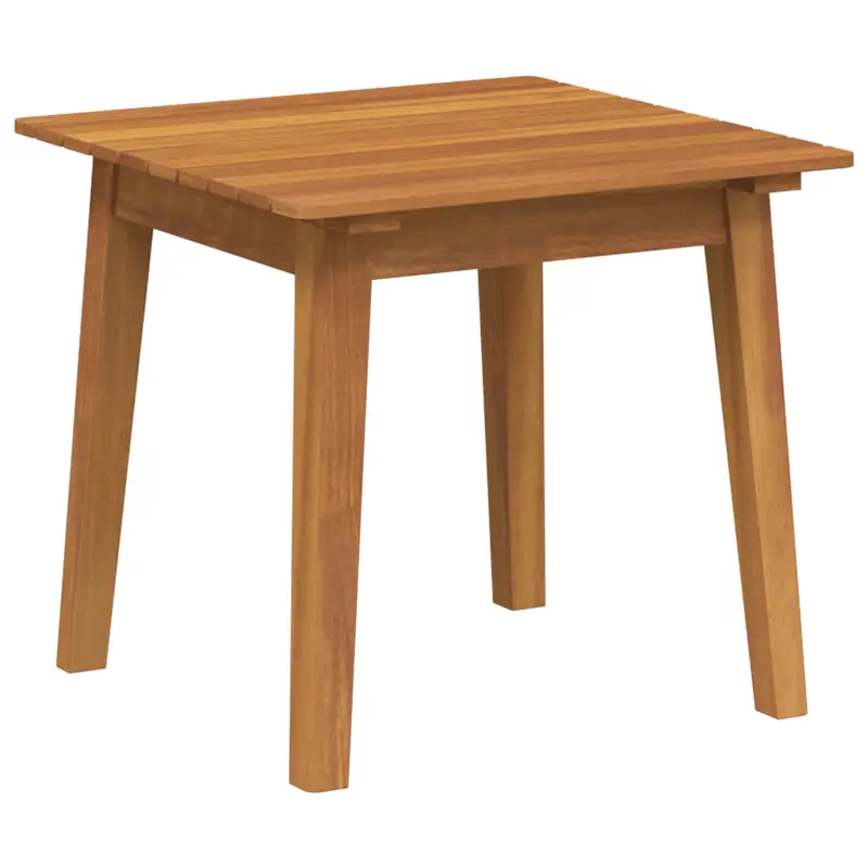 Mesa lateral Marrón Madera de Acacia Sólida