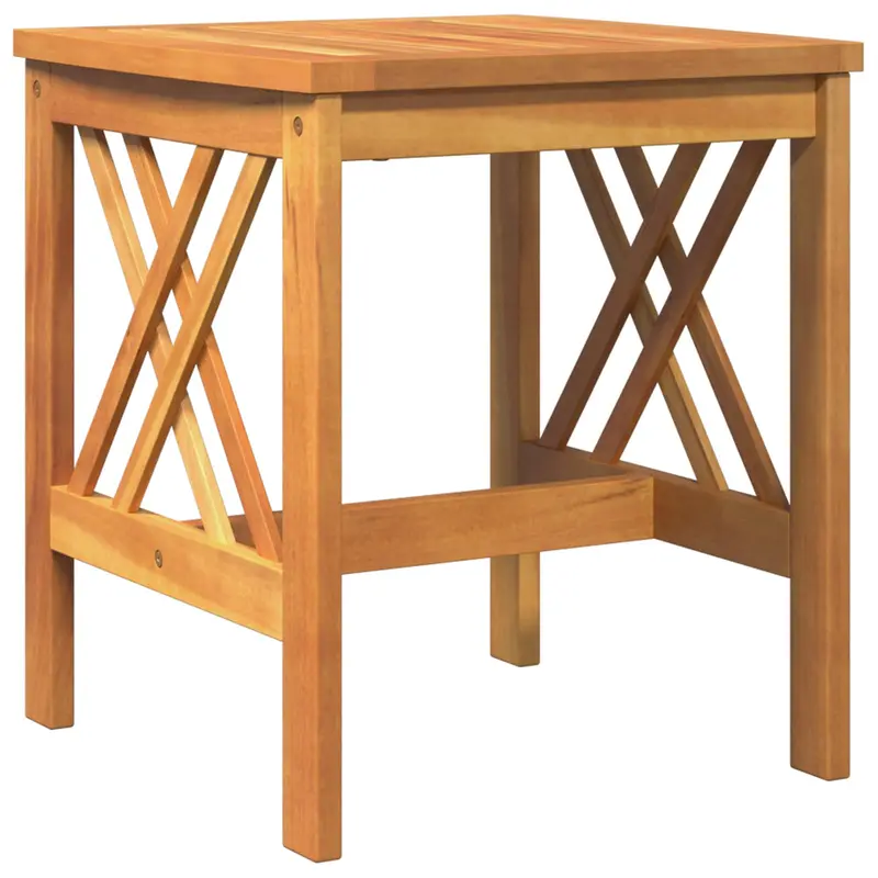 Mesa lateral Marrón Madera maciza de Acacia