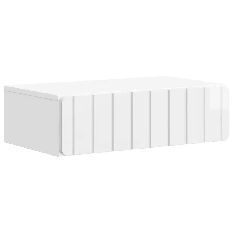 Mesa Lateral Montada en la Pared Brillante 59 x 34,5 x 17 cm