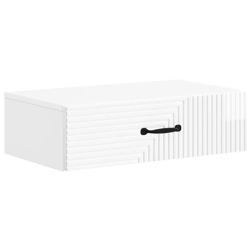 Mesa Lateral Montada en la Pared Brillante 59 x 34,5 x 17 cm