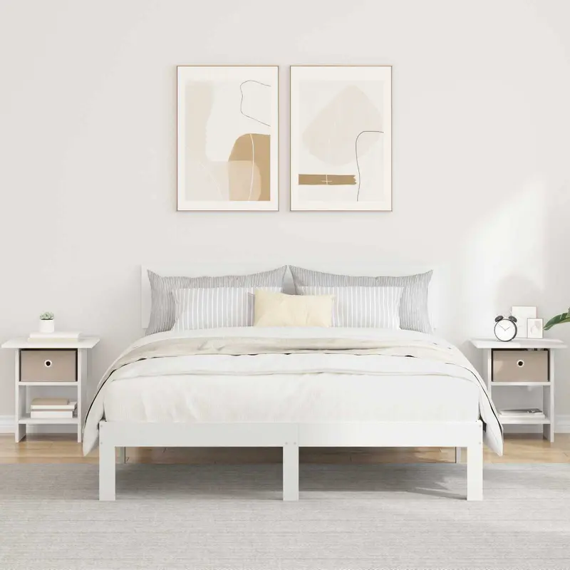 Mesita de Noche 2 pcs 41 x 40 x 45 cm Madera de ingeniería
