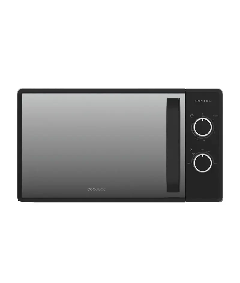 Microondas 20L con 700W, Anti-Dirt, 3DWave y Puerta Espejo para Cocción Perfecta de Cecotec