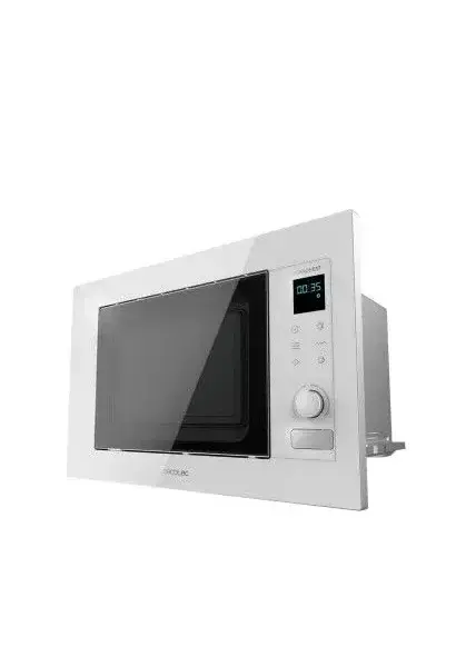 Microondas digital encastrable con capacidad de 21 litros en color blanco grandheat 2090 de Cecotec