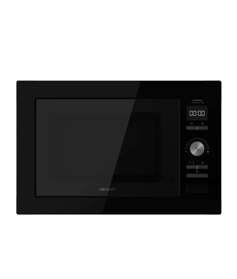 Microondas Encastrable 25L con Grill 1000W y 8 Funciones - Diseño Moderno y Eficiente de Cecotec