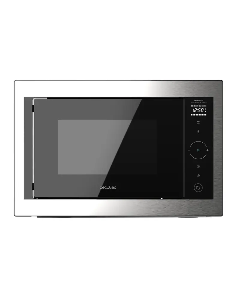 Microondas Encastrable 25L con Grill 1000W y Panel Táctil - GrandHeat 2500 de Cecotec