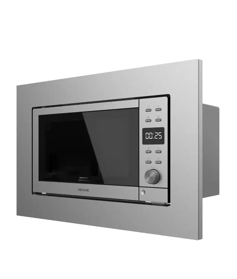 Microondas Encastrable 700W con Grill y 9 Funciones - Diseño Elegante y Funcional de Cecotec