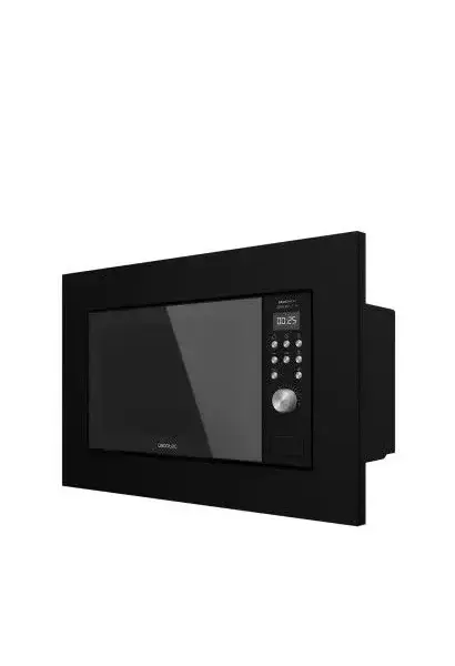Microondas encastrable con capacidad de 20 litros en color plateado y negro grandheat 2000 de Cecotec