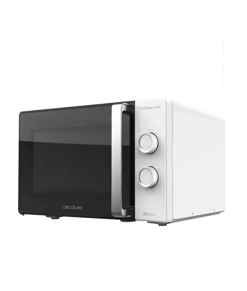 Microondas Proclean 4110 de 23 litros con grill revestimiento Ready2Clean y tecnología 3DWave de Cecotec