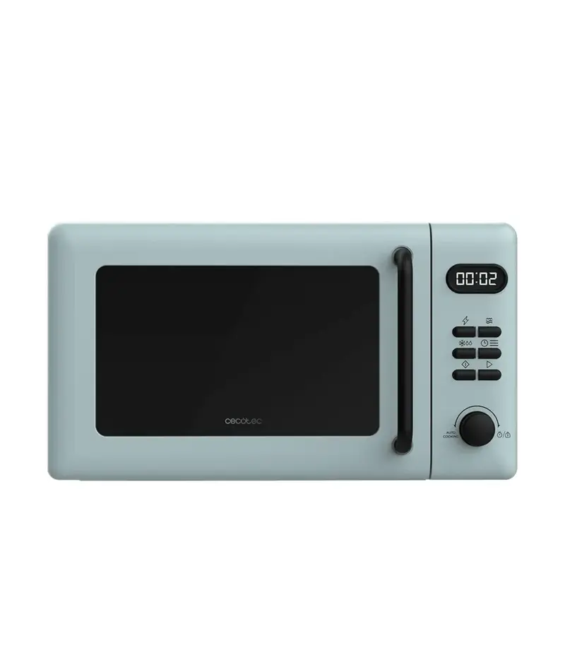 Microondas Proclean 5110 Blue digital grill 20L 700W ideal para cocina eficiente de Cecotec