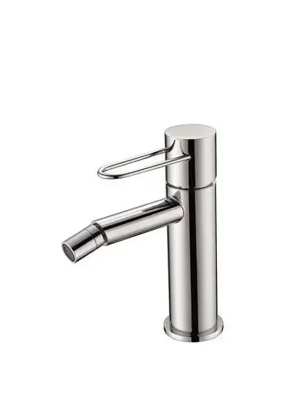 MILOS Grifo monomando para bidé con cierre cerámico de diseño moderno y acabado cromado de Imex