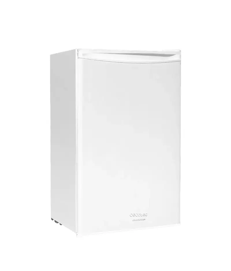 Mini Frigorífico 90L blanco compacto y eficiente con puerta reversible Cecotec